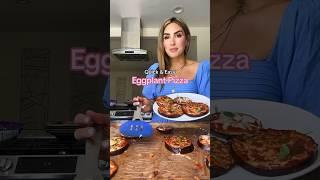 I love pizzafied everything!! #healthyrecipes #pizza #eggplantpizza #shorts #nutrition