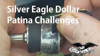 Difficult "Silver Eagle Coin Ring" Patina Challenges Faced!