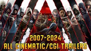 Every Assassin's Creed Cinematic / CGI Trailer 2007-2024 - AC 1 to AC Shadows