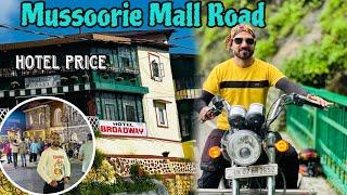 Mall Road Mussoorie In Wintters  #mallroadmussoorie