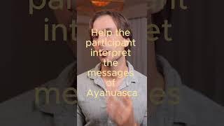 What is the job of an Ayahuasca facilitator? #plantmedicine #shaman #asktheshaman