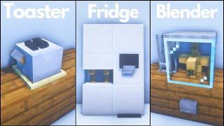 Minecraft: 3 Working Kitchen Build Hacks and Ideas