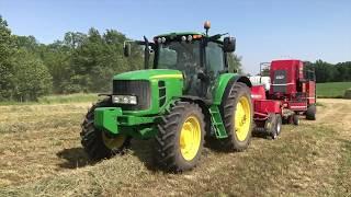 Baling Hay the New Way! It's 2018 and farming's modernized (Bale Baron)