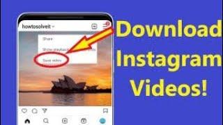 How to Download Instagram Videos: Easy Step-by-Step Guide"InstagramDownload #VideoTutorial #viral