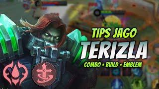 CARA MAIN TERIZLA FIGHTER TERKUAT ! BUILD & EMBLEM TERIZLA TERSAKIT 2023 ! | TERIZLA EXP GAMEPLAY