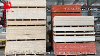 China Amulite Group-Fiber Cement Board Production Line#fibercementboardmakingmachine