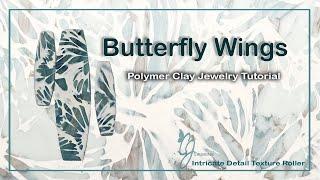 Mokume Gane Butterfly Wings Easy Polymer Clay Jewelry Tutorial