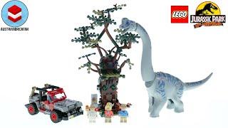 LEGO Jurassic Park 76960 Brachiosaurus Discovery - LEGO Speed Build Review