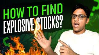 How to Identify EXPLOSIVE STOCKS #stockmarket #investingtips