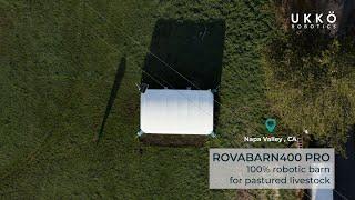 ROVA|BARN400 PRO | Your 100% Robotic Pasture Barn | UKKÖ Robotics