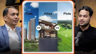 Flat Vs Villa Vs Plots - Wy You Should Not Buy Flat In India | Riyasat Infra | Raj Shamani Clips