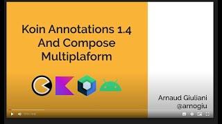 Using Koin Annotations 1.4 & Compose Multiplatform