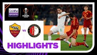 Roma v Feyenoord | Europa League 23/24 | Match Highlights