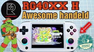 Anbernic RG40XX H unboxing  I games and systems testing  PSP PS1 Ports I Awesome Retro handheld