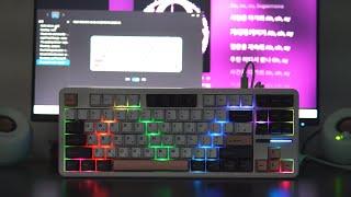 AULA F87Pro 독거미 키보드 RGB - 사운드 출력