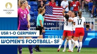 Team USA advance to women’s football final | Paris 2024 highlights