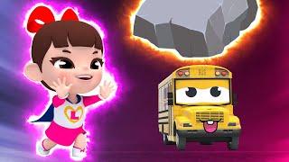 Watch Out! The road is blocked with rocks! | Super Lime Rescue Team | Learn Numbers @LimeTube