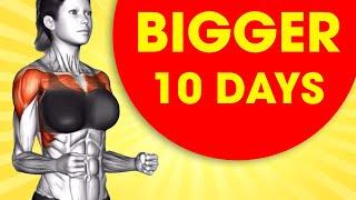  BIGGER  Breast Increase Exercise In 7 Days  Do It Every Day