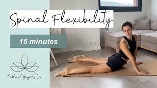 Spinal Flexibility Routine (Follow Along) | 15min with Zohar.Yoga.Flex