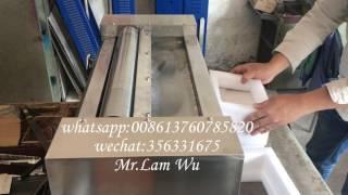 epe eva sponge foam single roller hot melt glue machine