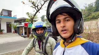 First long bike ride with papaji 