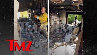 Anne Heche Crash Scene Video From Inside House that Caught Fire | TMZ