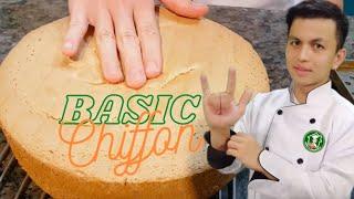 Easy to Bake Basic Chiffon Cake