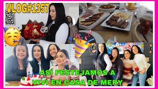 VLOG#1357WE WENT TO MERY'S HOUSE TO CELEBRATE VIVII GAVE HER HER BOUQUET BUCHÓN I JUST NEED HER...