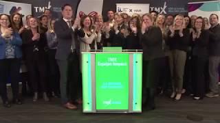 TMX Group's Charitable Giving Partners Opens Toronto Stock Exchange, April 8, 2019