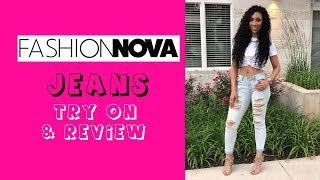 Fashion Nova Jeans Try On & Review