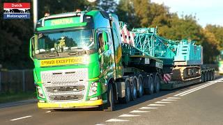 Trucks leaving Special Transport Truckshow!