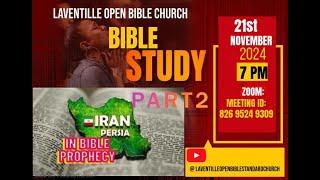 Bible Study - Iran/Persia in Bible Prophecy