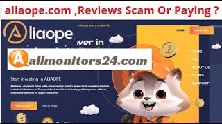 aliaope.com, Reviews Scam Or Paying ? Write reviews (allmonitors24.com)