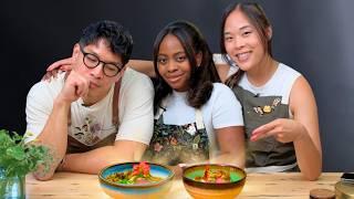 How to Make Surf and Turf Noodles with @LisaNguyen & @Theres.Food.At.Home_ | JON KUNG