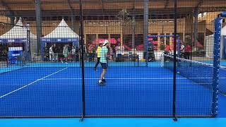 Padel - Bruxelles WPT allenamento Juan Lebron @PremierPadelOfficial