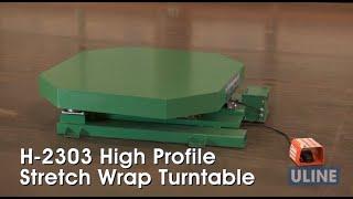 High Profile Stretch Wrap Turntable (US)