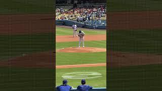 Landon Knack @lknackers first MLB pitch #DodgersProspects