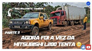 AGORA FOI A VEZ DA MITSUBISHI L200 TENTA PUXA O CAMINHÃO SERÁ QUE ELA CONSEGUIU ? 