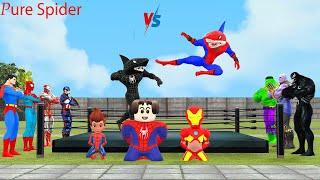 Spider-Man story joker vs hulk vs Venom vs Iron Man vs shark spider man roblox|Game GTA 5 Superhero