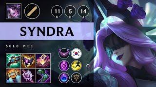 Syndra Mid vs Ahri: Rampage - KR Master Patch 14.20