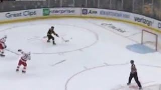 Tony Deangelo Throws Stick at Brad Marchand During Empty Net Goal! Bruins defeat Hurricanes.