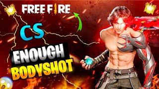  Free Fire CS Rank Push | Only BODYSHOT Insane Gameplay 