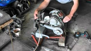 Vespa VB1M engine startup part 1