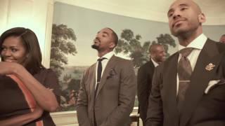 LeBron James and Cleveland Cavaliers Mannequin Challenge with First Lady Michelle Obama!