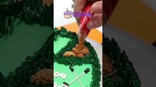 골프장 케이크 golf cake