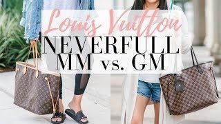 LOUIS VUITTON NEVERFULL MM vs GM - 5 Minute Friday | LuxMommy