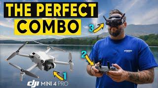 Fly DJI MINI 4 PRO with FPV GOGGLES 3 and DJI RC 2 - The Perfect Combo