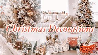 Christmas Decorations Home Tour | Christmas Tree + Christmas Village