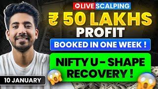 Live Intraday Trading || Nifty Option Scalping || 10 January || Option Buying