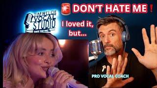 Pro Vocal Coach Reacts: Sabrina Carpenter Cover-‘Good Luck, Babe’